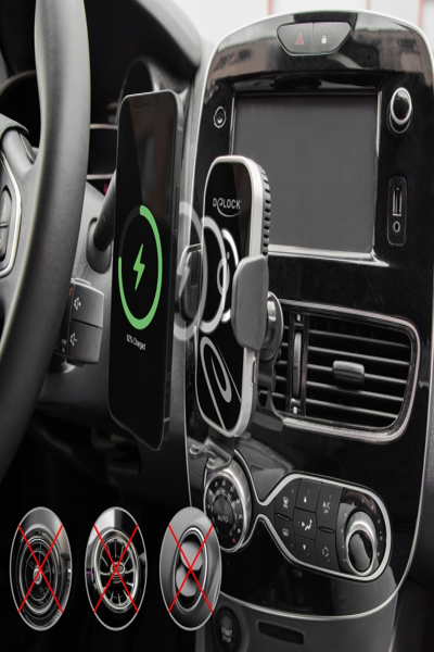 Delock Wireless Car Charger Smartphone Halterung u. KÃƒÂ¼hlung - 66939