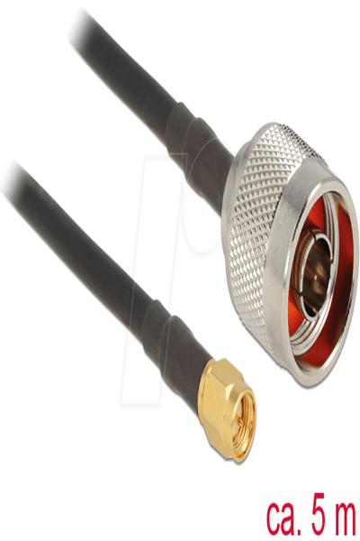 Delock Antenna cable - SMA male to N connector male - 89418