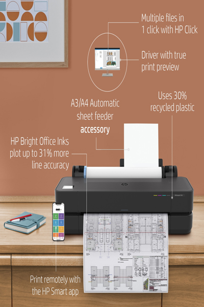 HP DesignJet 5HB07D Large Format Inkjet Printer - 5HB07A
