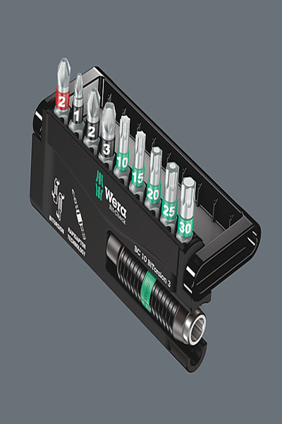 Wera 05073418001 - 10 pc(s) - Phillips - Pozidriv - Torx - PH 2 - PZ 1 - PZ 2 - PZ 3 - T10 - T15 - T20 - T25 - T30 - 95 mm