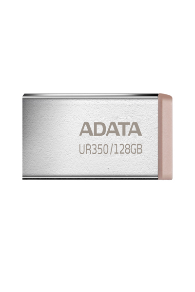 ADATA UR350 128GB USB-minne, USB-A 3.2 Gen 1, nickel/brun - UR350-128G-RSR/BG