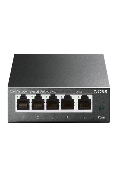 TP-LINK TL-SG105S 10/100 Svart Switch 5-Portar - TL-SG105S V2