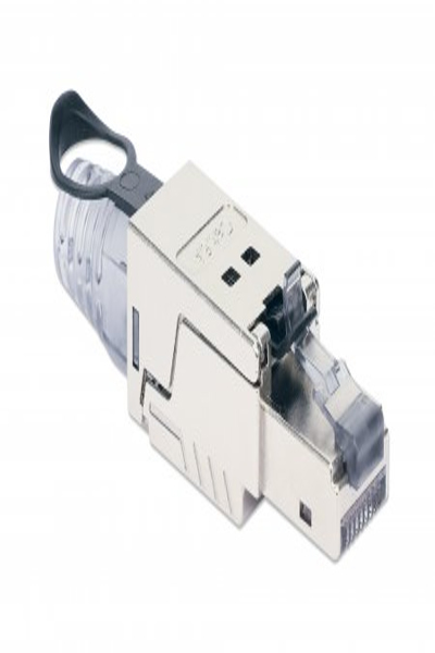 Intellinet Cat6a 10G Shielded Toolless RJ45 Modular Plug with Pull-ring Release - 790741