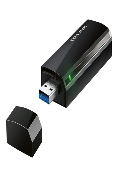 TP-LINK AC1300 Wireless Dual Band USB WiFi Adapter - Wireless - USB - WLAN - Wi-Fi 5 (802.11ac) - 867 Mbit/s - Black - ARCHER T4U V3