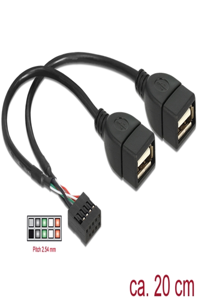 Delock USB internal to external cable - 83292