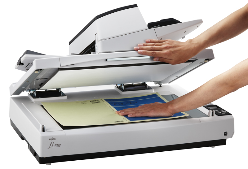 Fujitsu fi-7700S - Document scanner - Dual CCD - ARCH B - 600 dpi x 600 dpi - up to 75 ppm (mono) / up to 75 - PA03740-B301