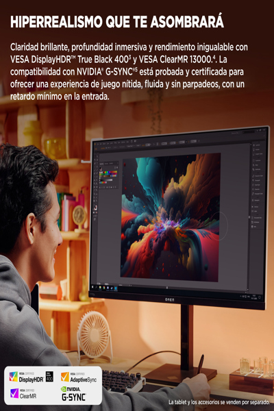 HP OMEN Transcend 32 UHD OLED Gaming Monitor: 32-inch 4K OLED gaming monitor. - 9R181AA#ABB