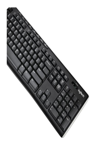 Logitech Wireless Keyboard K270 - Full-size (100%) - Wireless - RF Wireless - QWERTY - Black - 920-003745