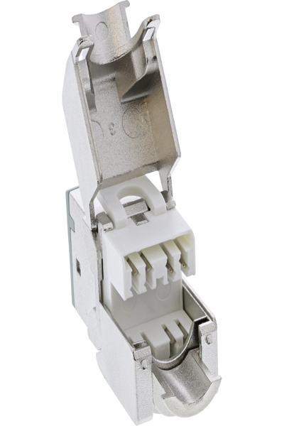 Prise RJ45 Keystone InLine - blindée - Cat.6A - verte, lot de 8