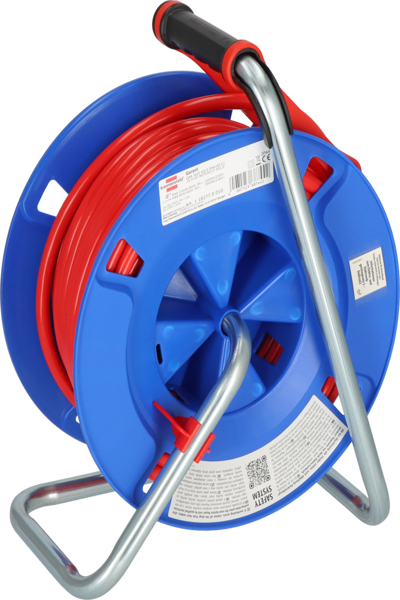 Brennenstuhl 1182770010, 25 m, Utomhus, IP44, Slitstark, Köldtålig, Oljetålig, UV-tålig, Plast, Svart, Blå, Grå, Röd - 1182770010