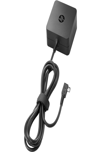 HP 45W USB Type-C AC Adapter: AC-to-DC, Black