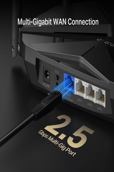 TP-LINK MERCUSYS MR85X AX3000 DUAL-BAND WI-FI 6 ROUTER - MR85X