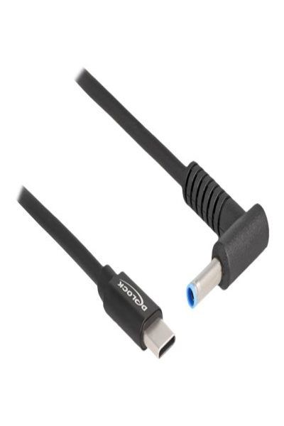 Delock Strömkabel - 24-stifts USB-C (hane) till DC-uttag 4,5 x 3,0 mm (hane) vinklad - 87971