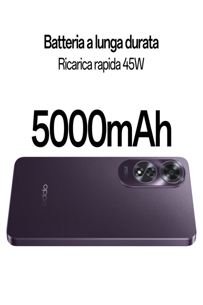 Oppo A60 8GB/256GB Purple - Mobile Phone - 256 GB - 5,000 mAh