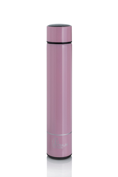 Mug de voyage intelligent rose Extralink avec écran LED