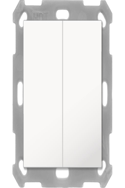 MDT Button Light 55 2 voies Basic Neutre*Blanc pur brillant*