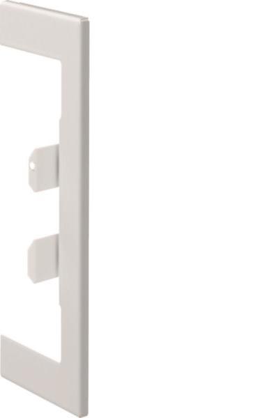 Panneau de raccordement mural Hager BR65130W9016 68x130mm OT 80mm v-blanc