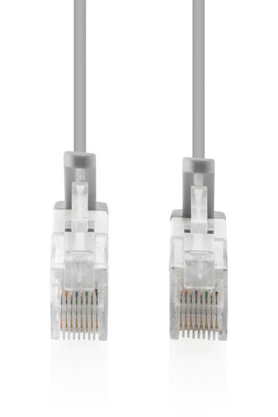 DIGITUS Patch Cable Cat 6 U-UTP Slim Gray 10 Pieces - Cable - Network - DK-1618-050S-10