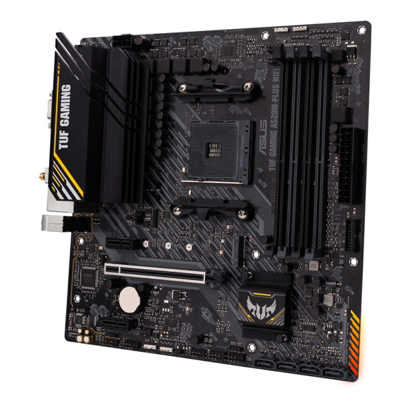Asus TUF GAMING A520M-PLUS Micro ATX Motherboard - 90MB17F0-M0EAY0