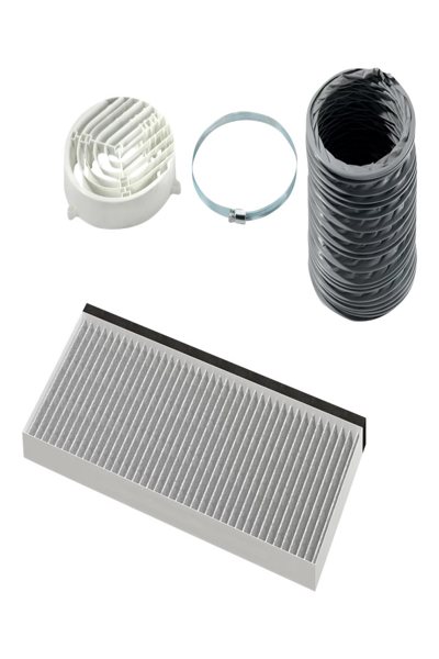 Bosch DWZ1IT1I4 - Cooker hood recycling kit - Grey - White - Bosch - 4 pc(s)