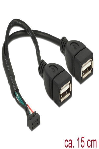Delock USB internal to external cable - 84933