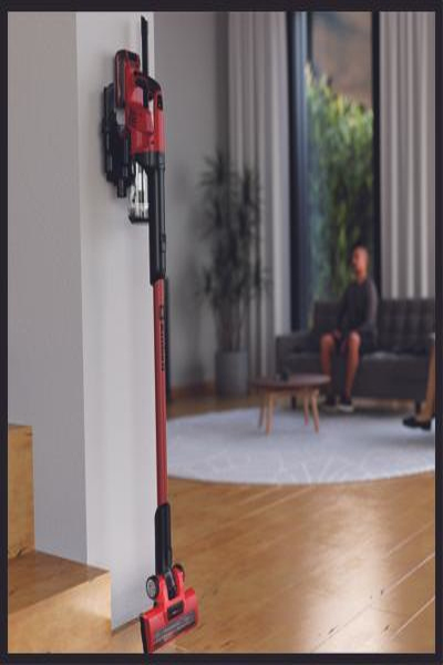 Einhell TE-SV 18 Li-Solo - Sec - Sans sac - Noir - Rouge - 0,6 L - Batterie