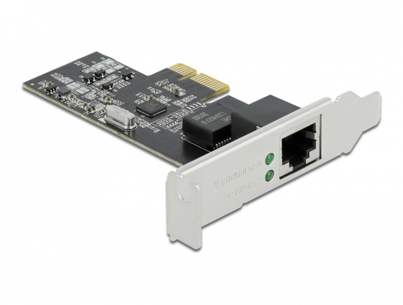Delock PCIe x1 card for 1 x 2.5 Gigabit LAN - network adapter - 89564