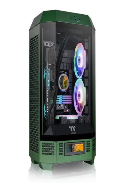 Thermaltake The Tower 300 Racing Green Chassis - CA-1Y4-00SCWN-00