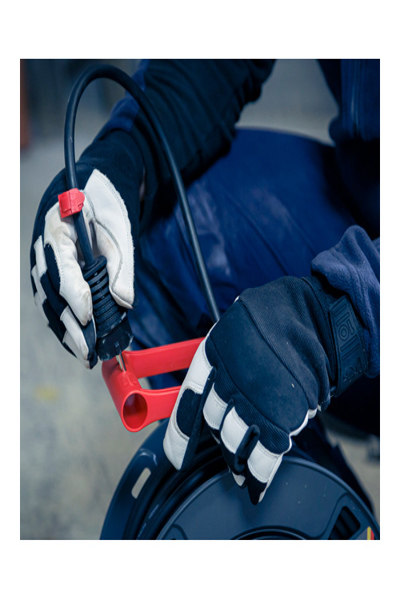 Brennenstuhl 9232400100, Svart, Röd, Plast, 5 AC-uttag, Rak, 40 m, IP44 - 9232400100