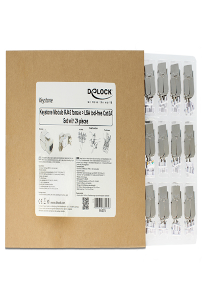 Delock Keystone-modul - Modulär insats - 86405