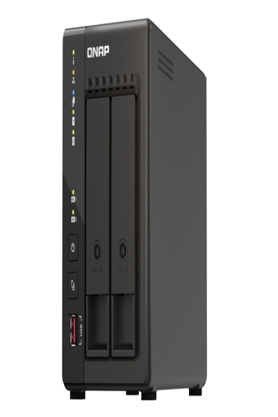 QNAP TS-253E NAS tower 8GB 16TB - TS-253E-8G/2XST8000VN004