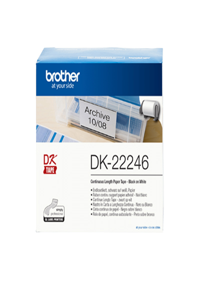 Brother DK-22246 - Paper - black on white - DK22246