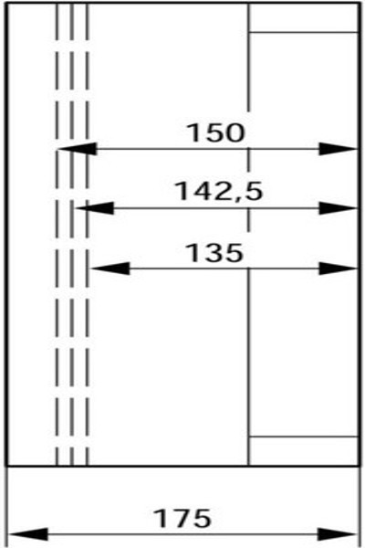 EATON CI44E-150 033809Isolierstoffgehäuse+ Vorprägungen