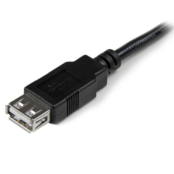StarTech 6in USB 2.0 Extension Adapter Cable A to A - USBEXTAA6IN