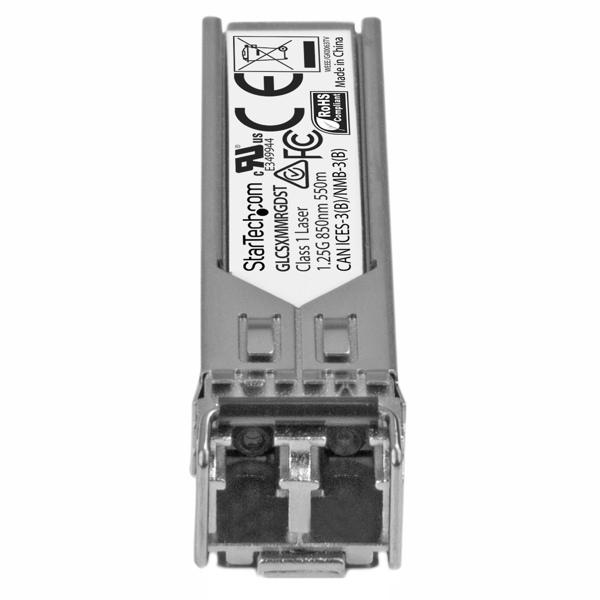 StarTech Cisco GLC-SX-MM-RGD Compatible SFP Transceiver Module - 1000BASE-SX - Fiber optic - 1250 Mbit/s - SFP - LC - SX - 550 m - GLCSXMMRGDST