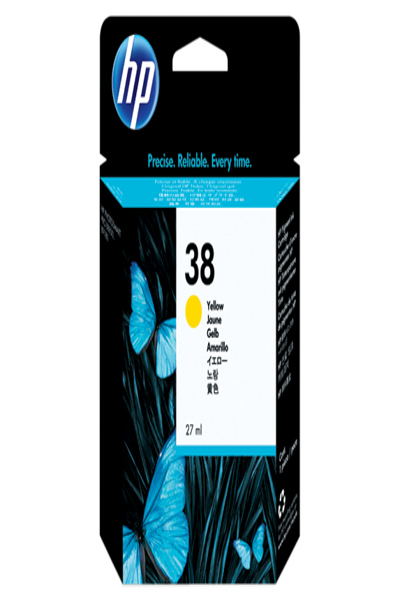 HP 38 Pigment-based Ink: Standard Yield, 8000 Pages - C9417A