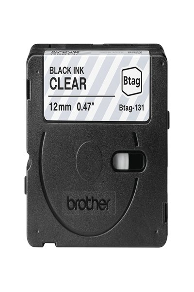 Brother BTAG-131 - Black on clear - BTAG131