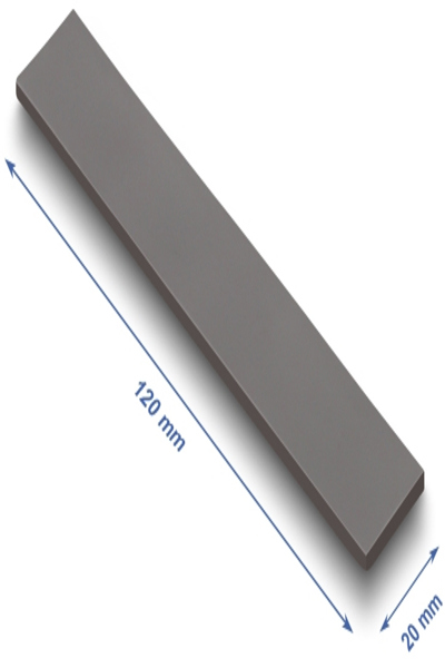 Pad thermique Delock 120 x 20 3 mm pour modules M.2 3,2 W/mK - Faible teneur en huile