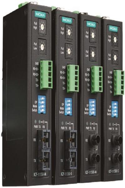 Moxa ICF-1150-M-ST - 0 - 60 Ã‚Â°C - 5 - 95% - 30.3 x 70 x 115 mm - 12 - 48 V - 163 mA - UL - CE - FCC - ATEX - UL/cUL