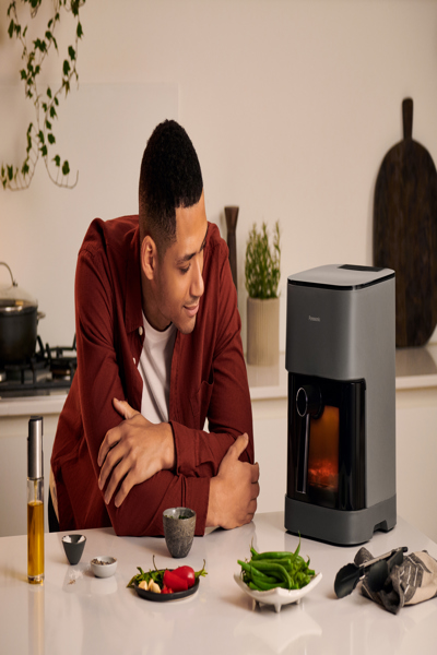 Panasonic NF-CC500SXE, Varmluftsfritös, 5 L, 80 °C, 200 °C, Enkel, Grå - NF-CC500SXE