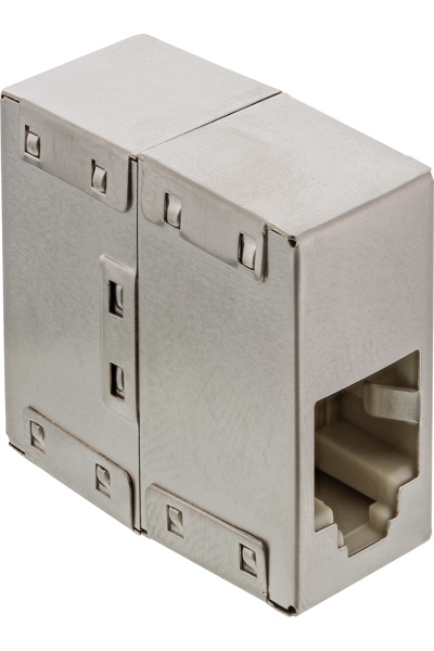 Adaptateur InLine Cat.5e entièrement blindé en métal 2x RJ45 femelle vers femelle direct