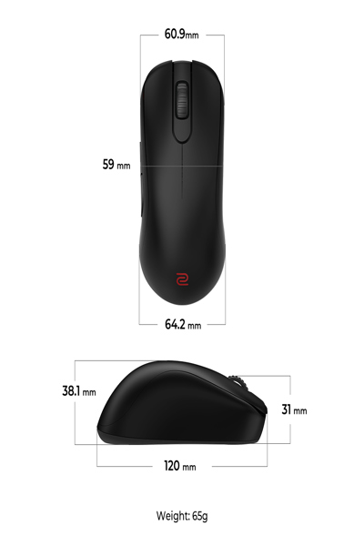 BenQ Wireless MOUSE S2-DW - Mouse