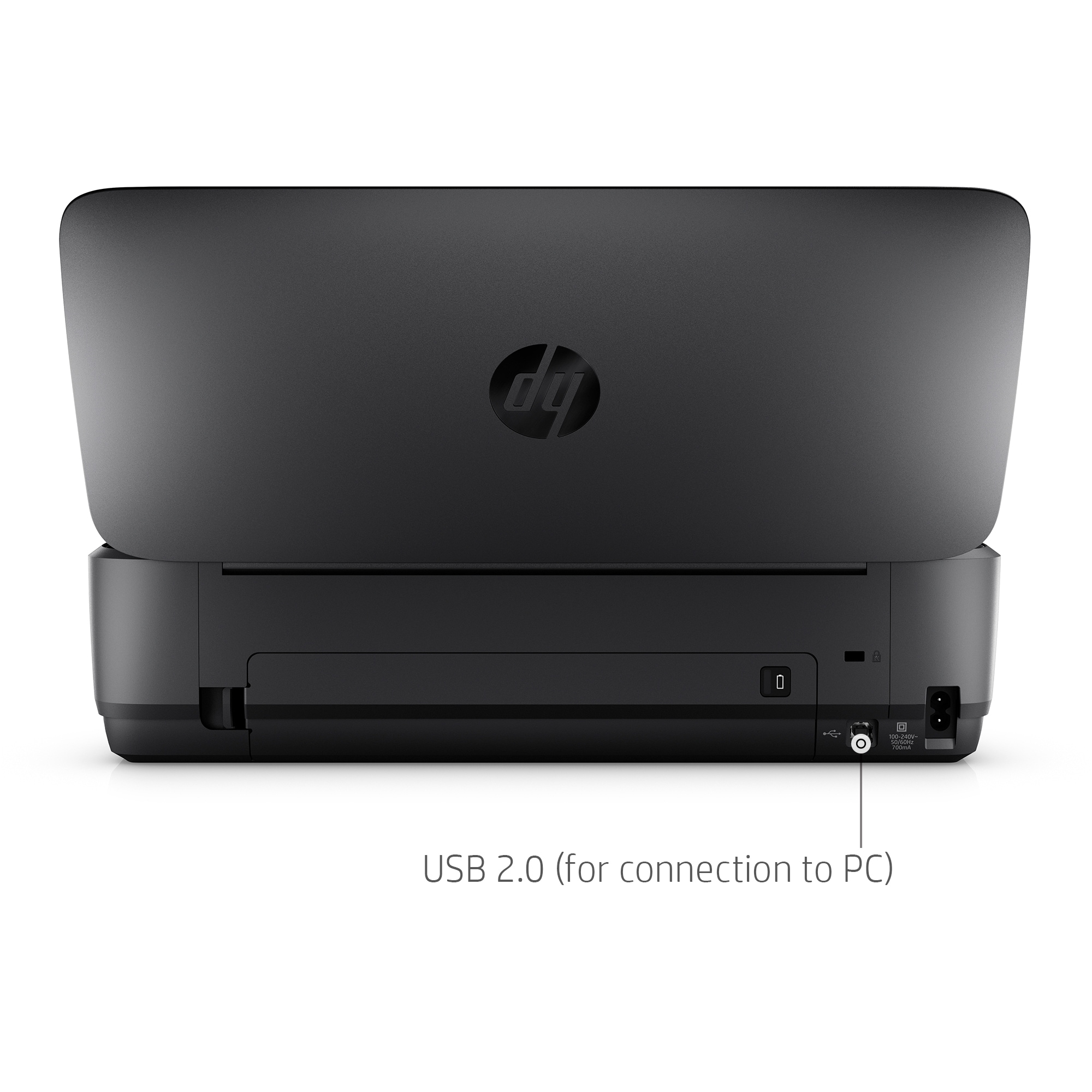 HP OfficeJet 250 Mobile All-in-One Printer - Print - copy - scan - 10-sheet ADF - Thermal inkjet - Colour printing - 4800 x 1200 DPI - A4 - Direct printing - Black - CZ992A