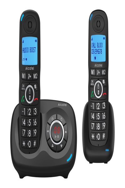 Alcatel XL595B Voice Duo schwarz - Answering Machine - Answering Machine