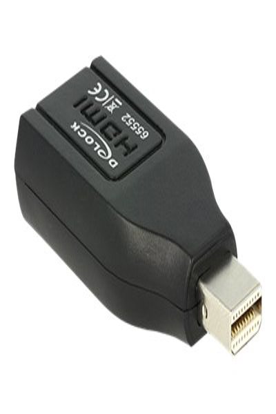 Delock HDMI-adapter - Mini DisplayPort hane till HDMI hona - 65552