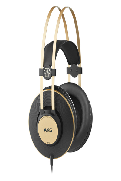 Harman Kardon AKG K92: Wired headphones, Black/Gold, for music. - 3169H00030