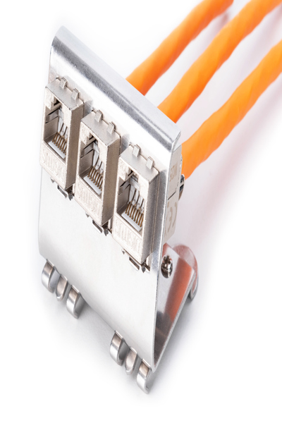 DIGITUS DIN rail adapter for 3x Keystone module - AN-25183