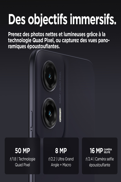 Motorola Solutions XT2433-5 Moto G35 Dual Sim - Midnight Black - 128 GB - 5,000 mAh - PB3K0033IT