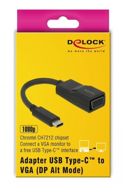 Adaptateur Delock USB Type-C mâle > VGA femelle