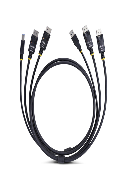 StarTech.com 6ft Dual-DisplayPort and USB 5Gbps KVM Cable - DDU1226-KVM-CABLE